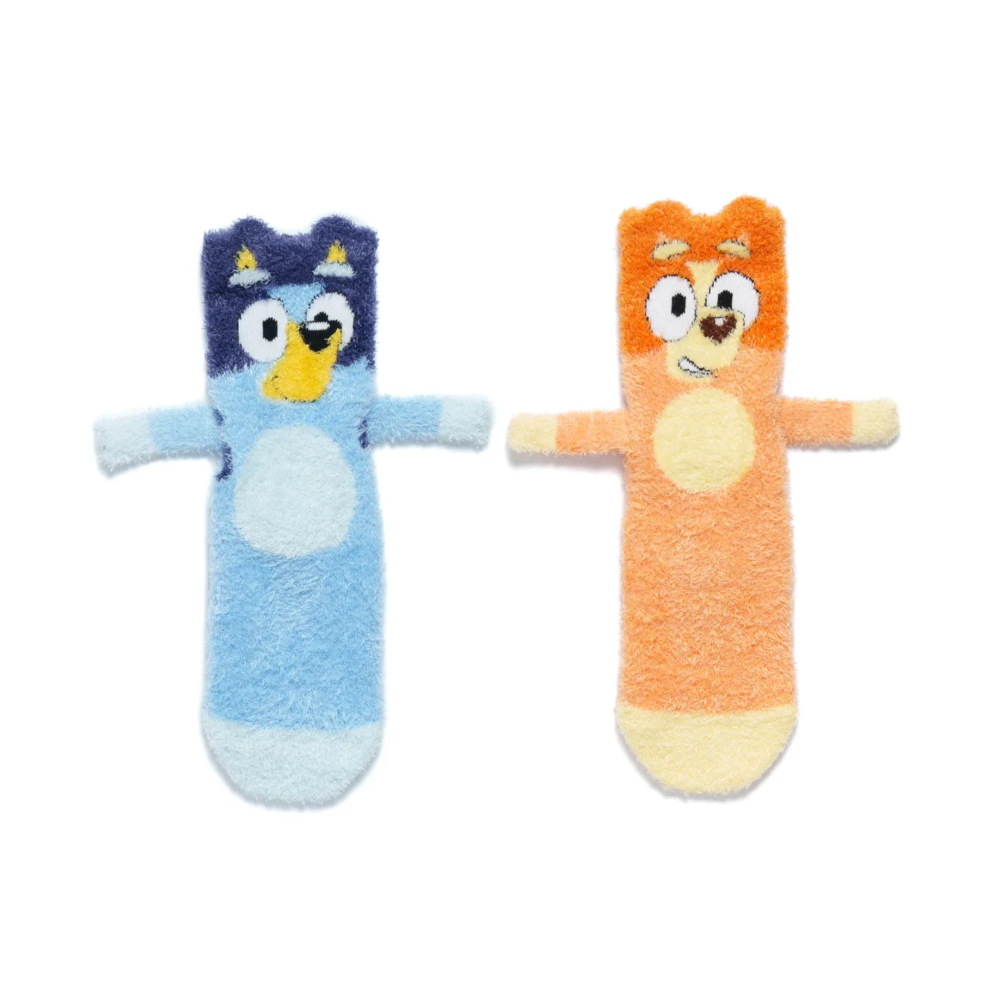 Bluey/Bingo Legs Be Friends Magnetic Holding Hands Kids' Cosy Socks
