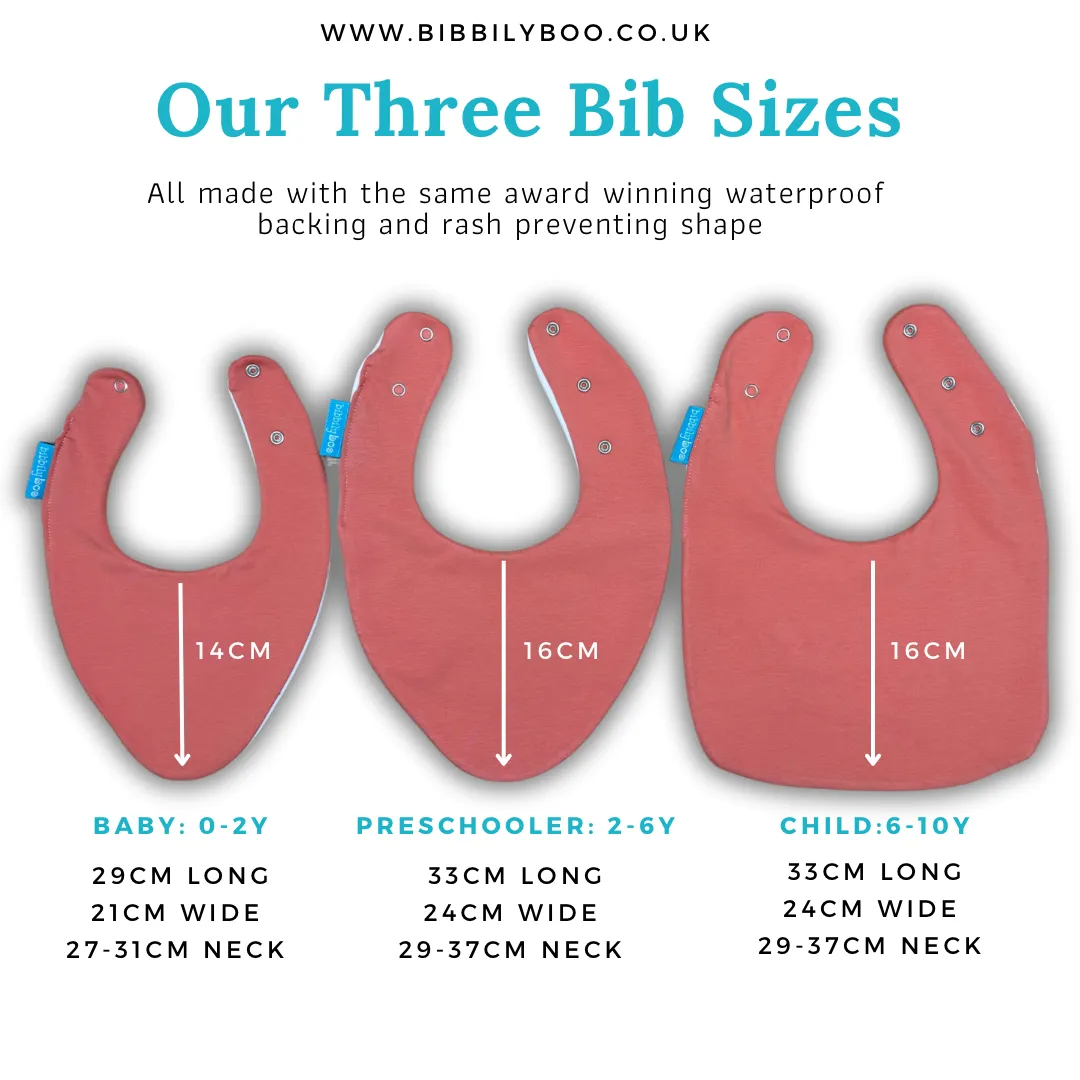 Blush Pink Waterproof Dribble Bib