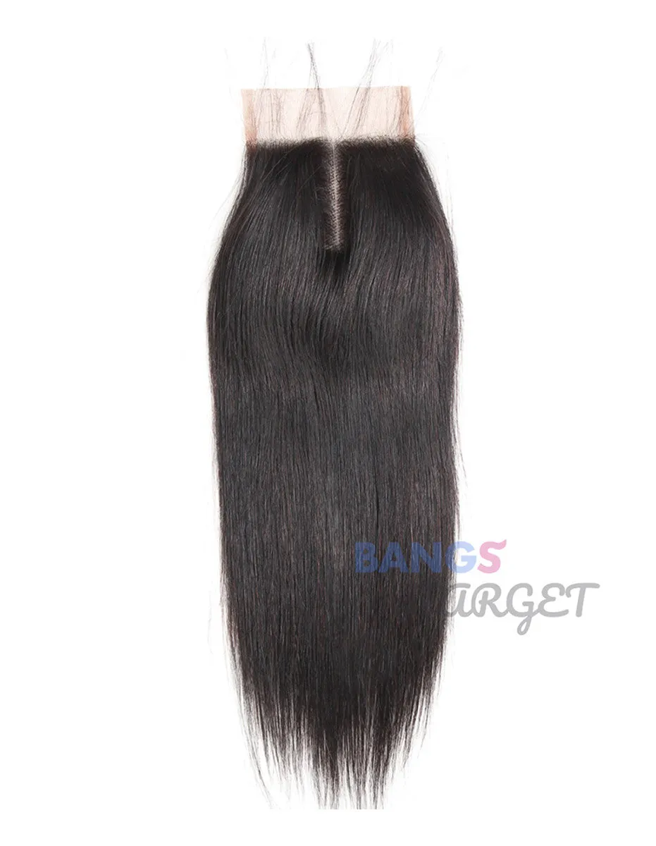 Brazilian Virgin Hair 3 Bundles With Closure Straight