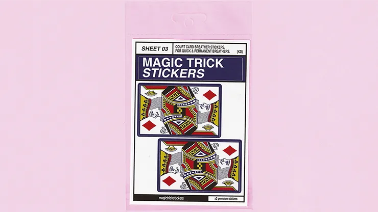 Breather Stickers (King of Diamonds) by Magic Trick Stickers