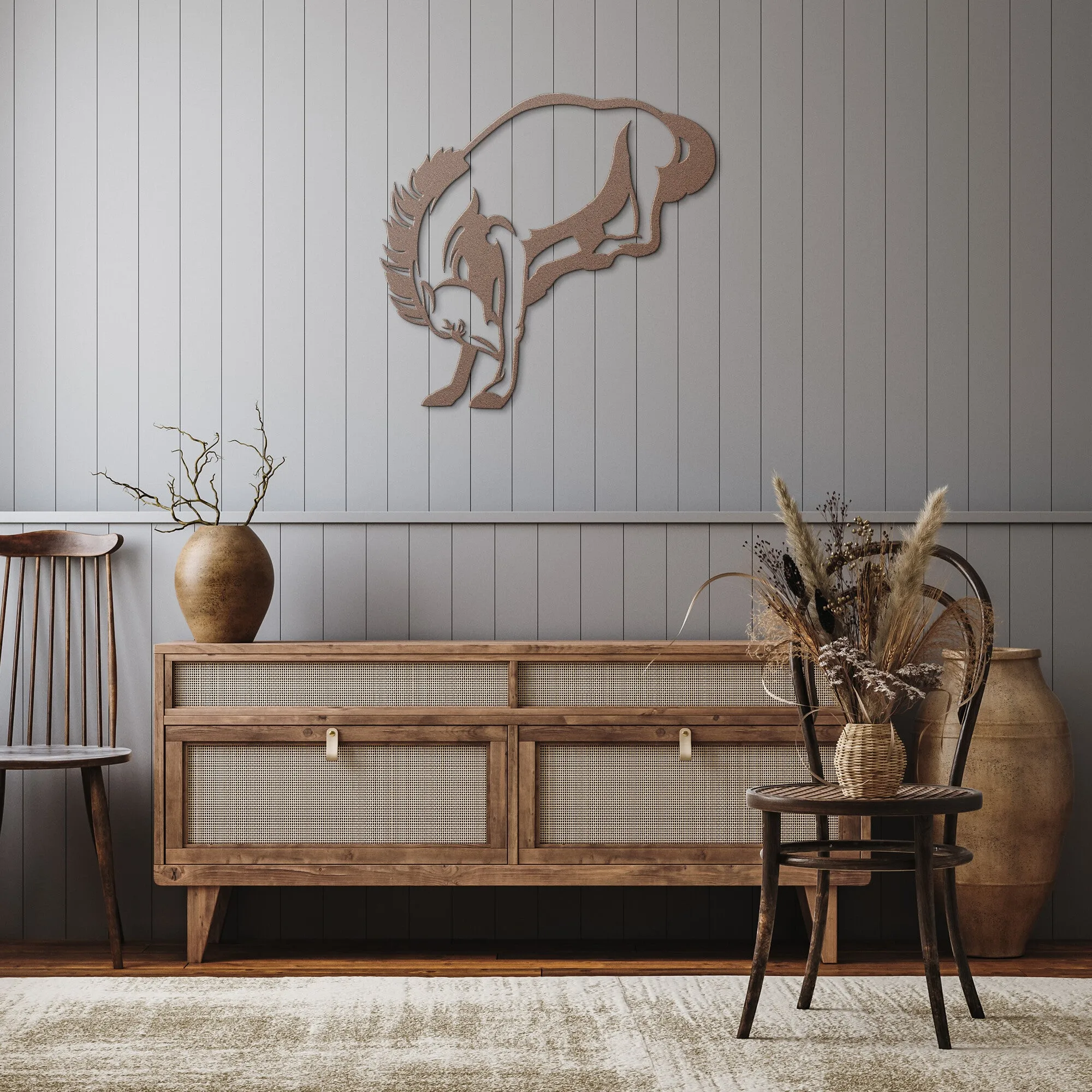 Bronco 03 Mascot Steel Wall Art