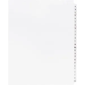 Business Source A-Z Tab Table of Contents Index Dividers