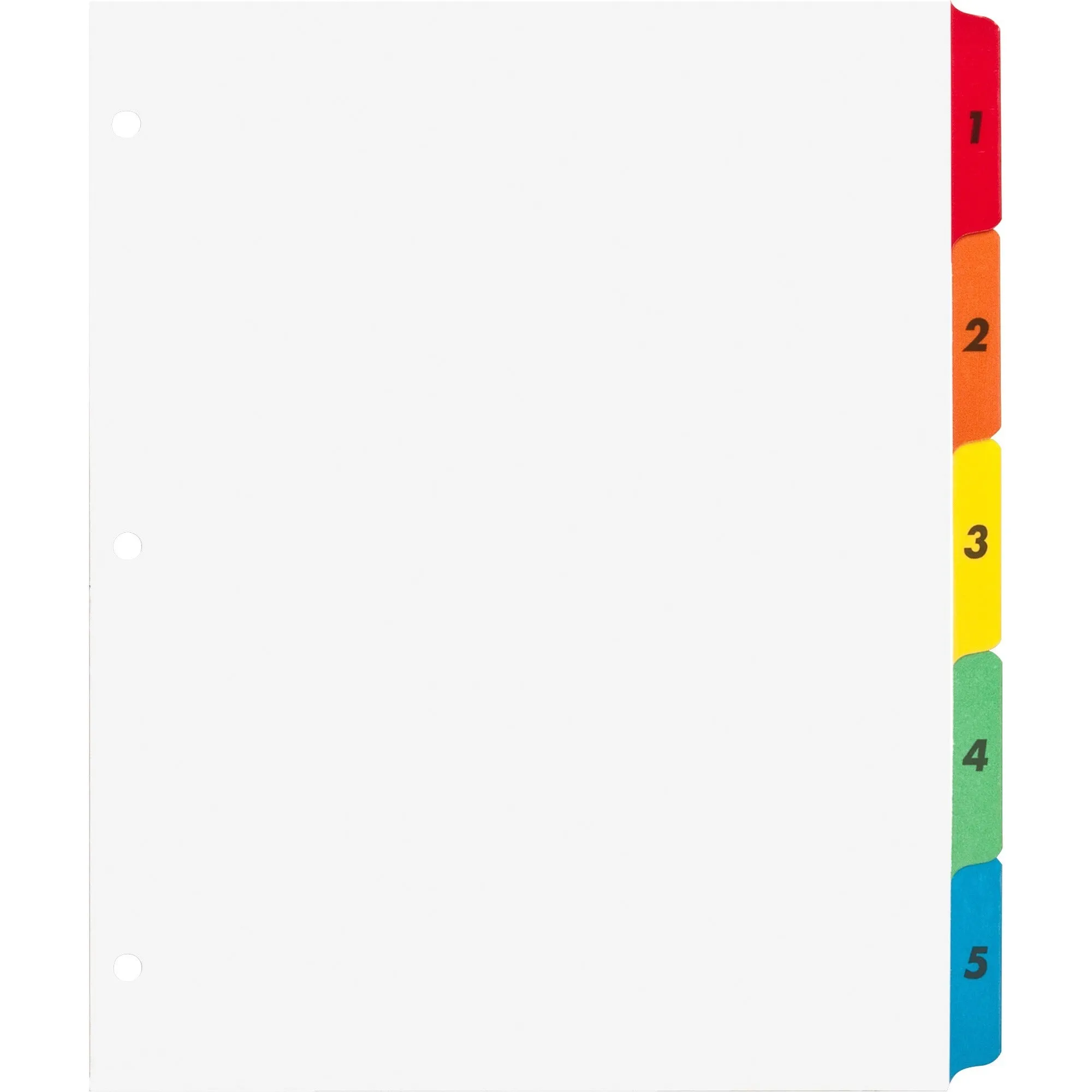 Business Source Table of Content Quick Index Dividers