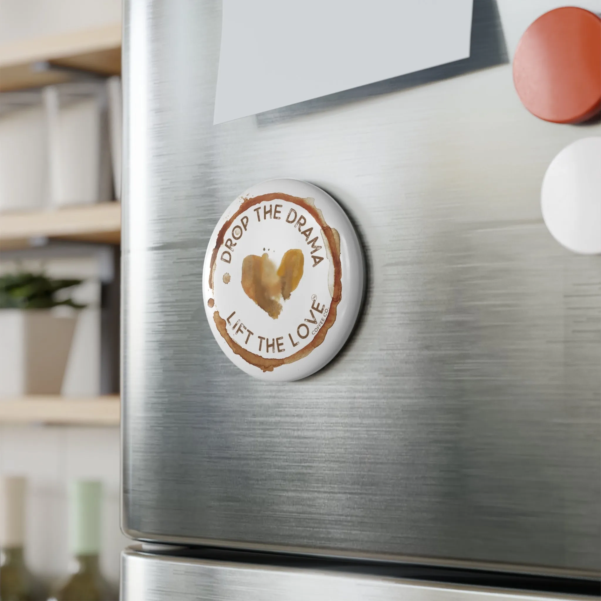Button Magnet by Lift the Love - Round