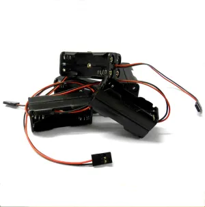 C1202-5JRx5 RC Battery Holder Case Box Pack 4 x AA JR x 5