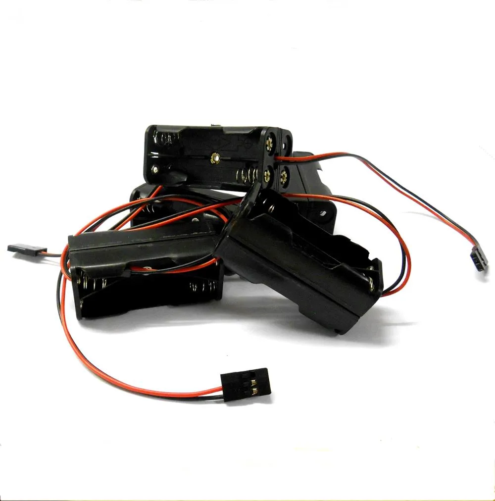 C1202-5JRx5 RC Battery Holder Case Box Pack 4 x AA JR x 5