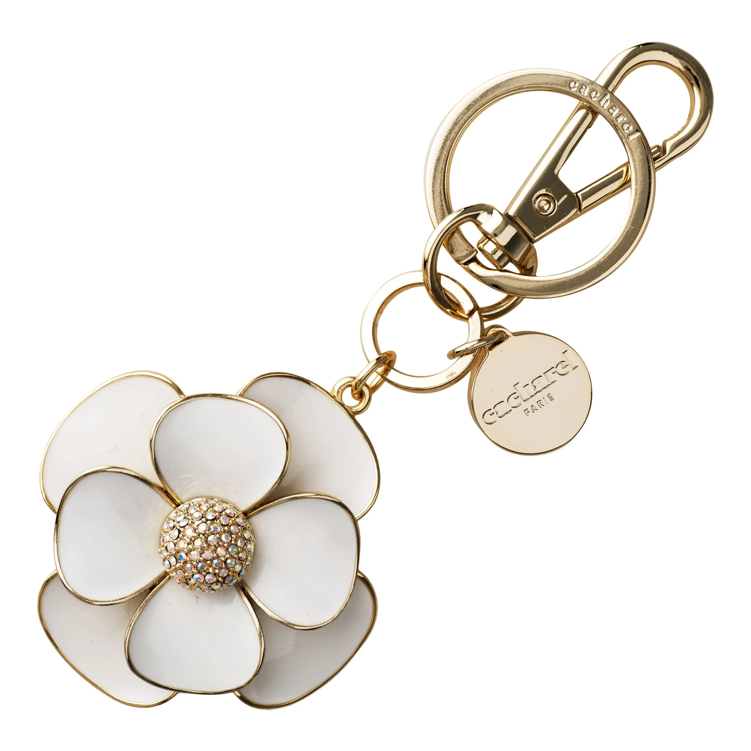 Cacharel CAK937F-Key ring Madeleine White