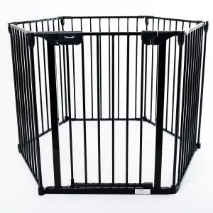 Callowesse Multi-Gate Playpen Room Guard - Black