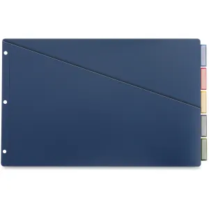 Cardinal Insertable 11x17 Punched Poly Dividers