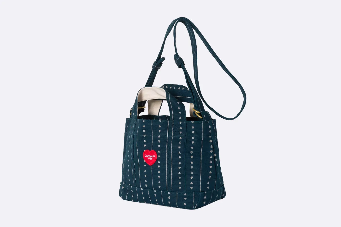 Carhartt WIP Drewe Tote Small Heart Pinstripe