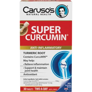 Carusos Natural Health Super Curcumin