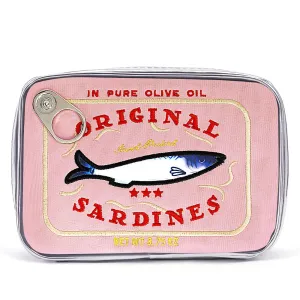 Cessfle Canned Sardines Makeup Bag, Funny Sardine Tin Fish Cosmetic Bag, Creative Cute Makeup Bag Kawaii Pencil Case Pouch, Coquette Make up Pouch for Women