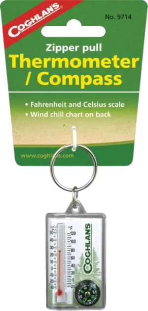 Coghlan's - Zipper Thermometer & Compass