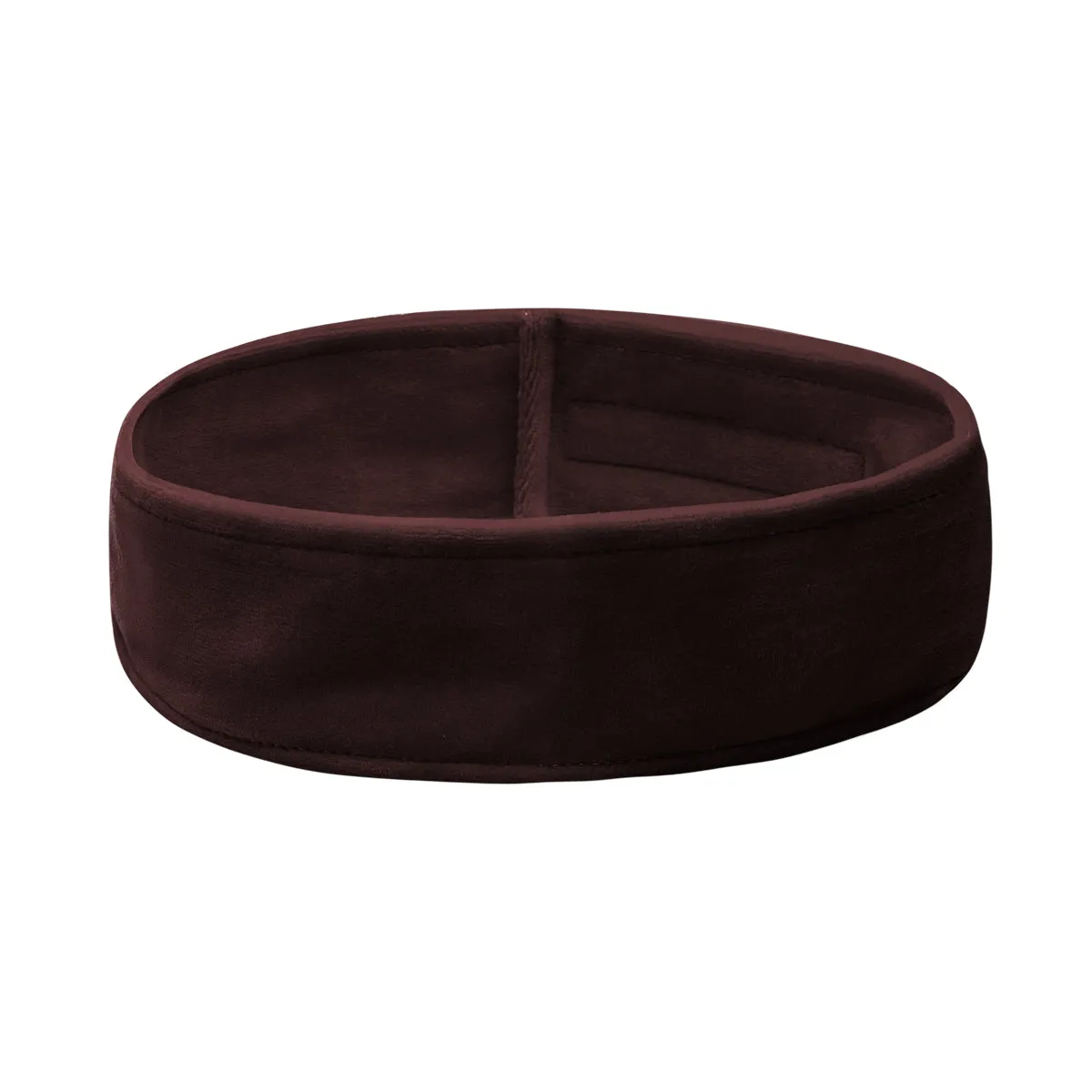 Cosmetic Treatments Headband Premium Velour Fabric Brown