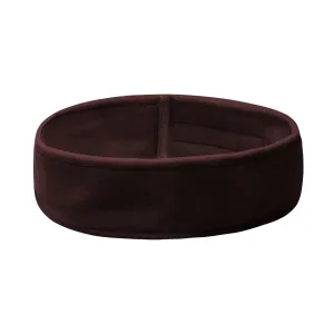 Cosmetic Treatments Headband Premium Velour Fabric Brown