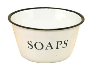 Country style decorative soap storage bowl