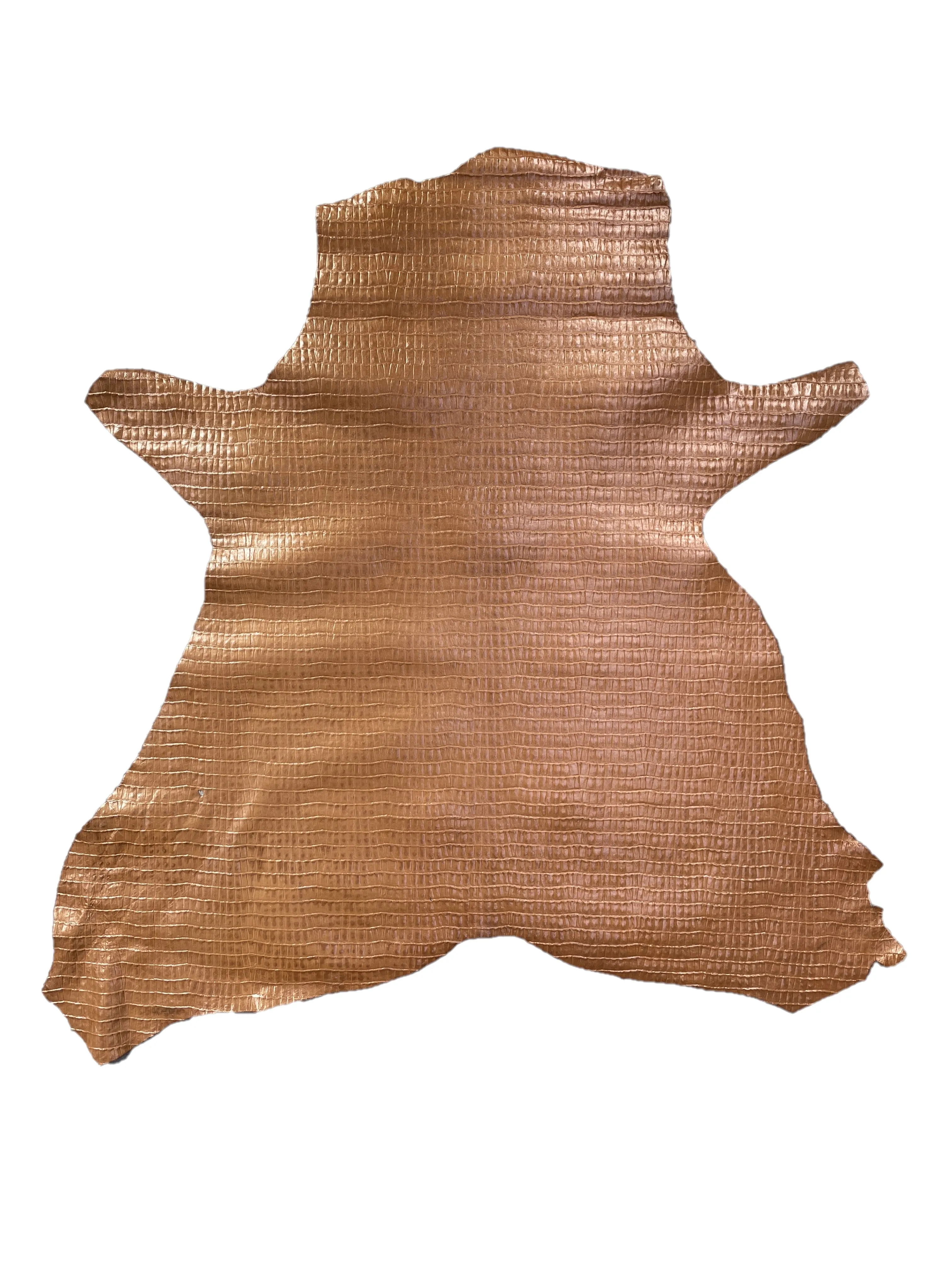 Crocodile Print Goat Skin | Tan | 0.8mm | 8 sq.ft | $70 ea.