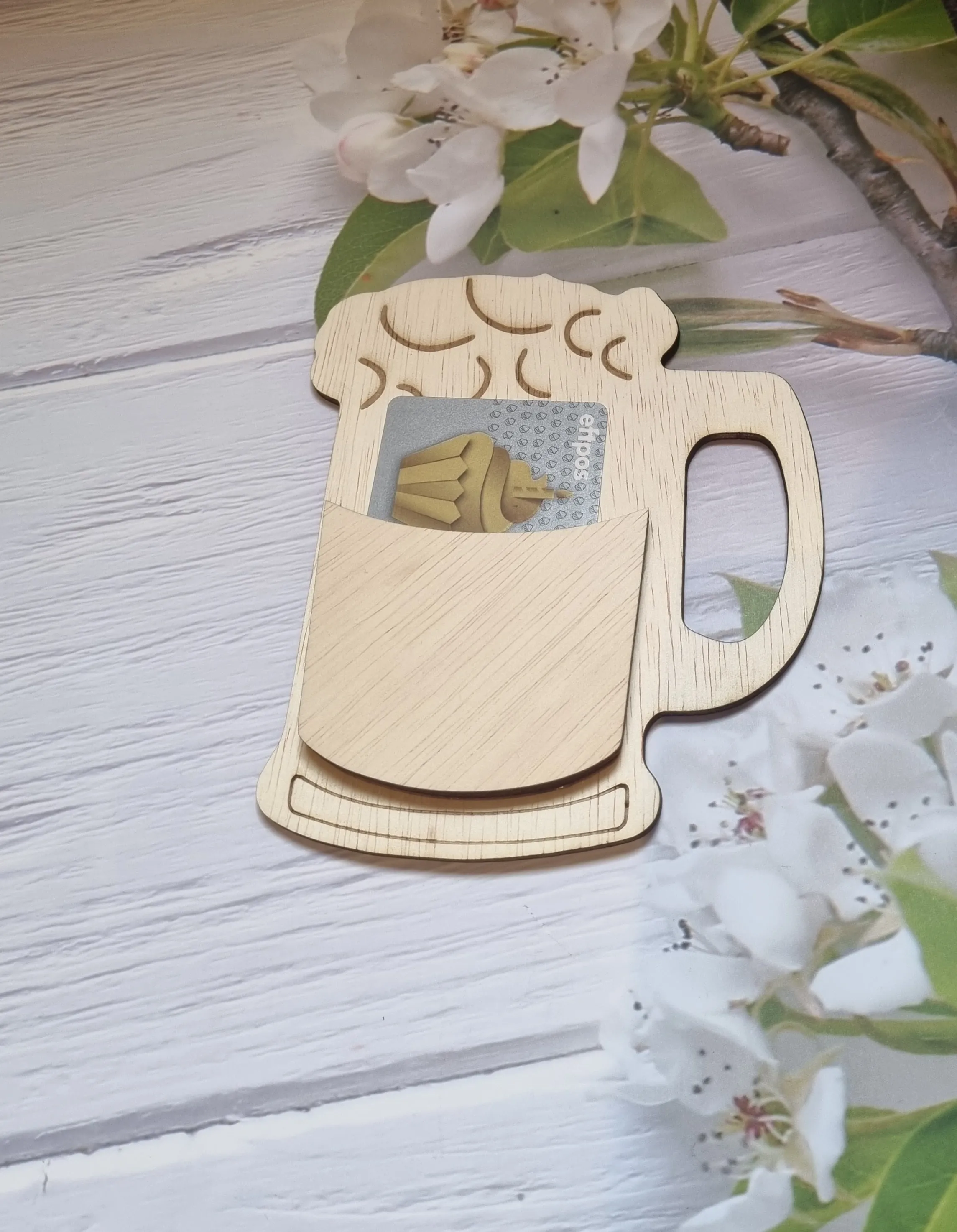 Cup Shape Gift Card holder
