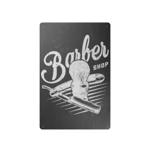 Decorative Plaque for Barber Shop B026 'Barber Shop'