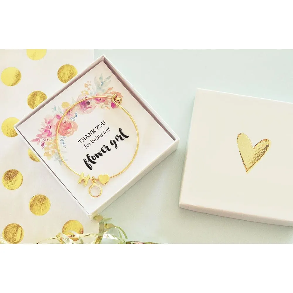 Deluxe Flower Girl Keepsake Gift Box( Personalized)