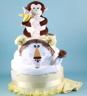 DELUXE LION KING DIAPER CAKE BABY GIFT