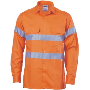 DNC 3987 HiVis Cool-Breeze Cotton Shirt - Long sleeve