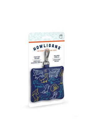 Doggy Bag Holder - Dachshunds Print