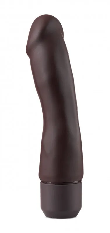 Dr. Skin Silicone  Dr. Steve - 7 Inch Vibrating   - Brown