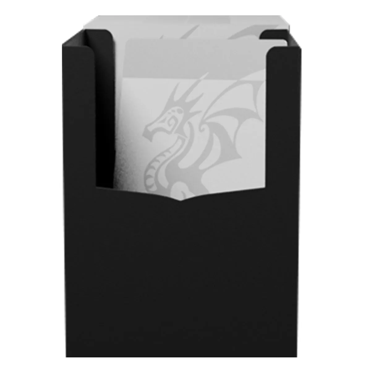 Dragon Shield Revised Double Shell - Ashen White/Black Deck Box