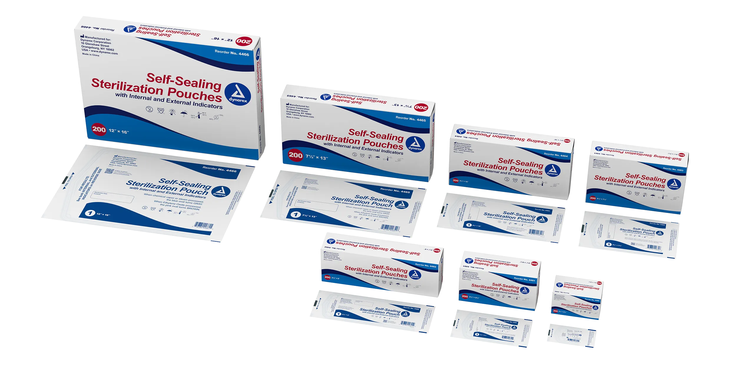 Dynarex Sterilization Pouches