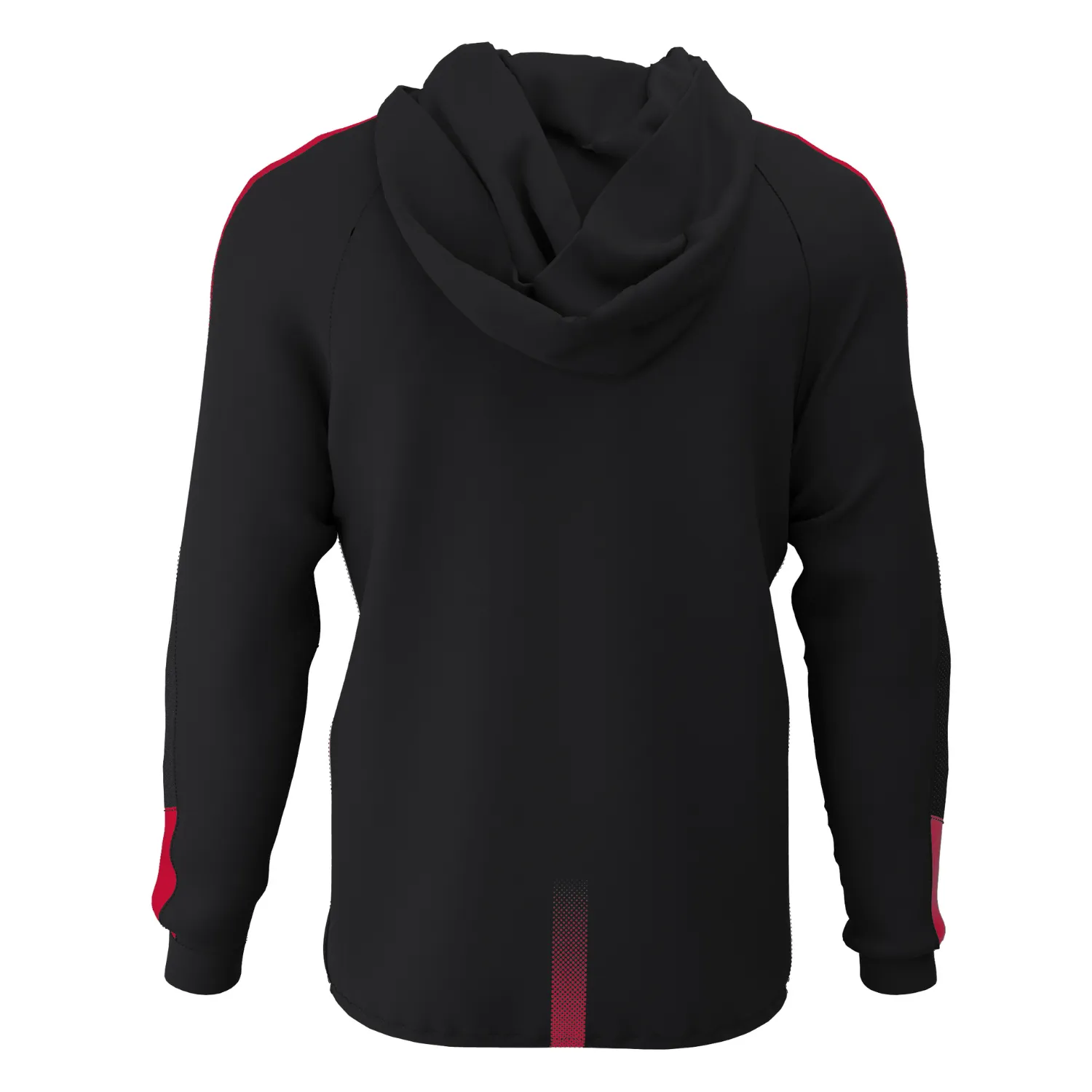 Edge Pro Technical Hoody - Adults - Black/Red