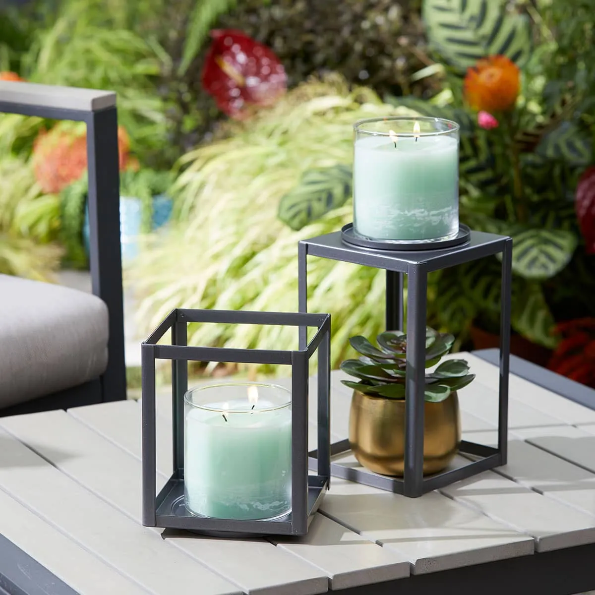 Elevated Jar Holder Pair
