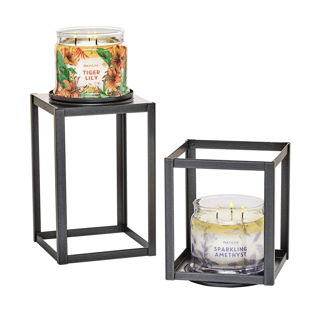 Elevated Jar Holder Pair