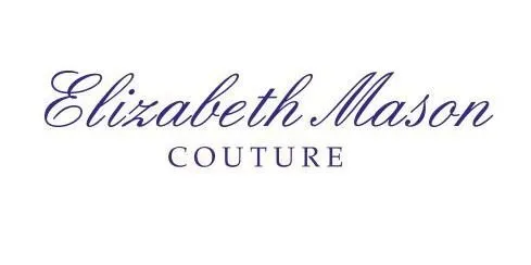 ELIZABETH MASON COUTURE White Ostrich Wrap, Rhinestone Closure