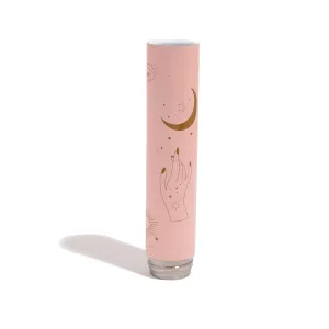 Embossed Celestial Matte Pink Bong Neckpiece by Chill - Mix & Match Series