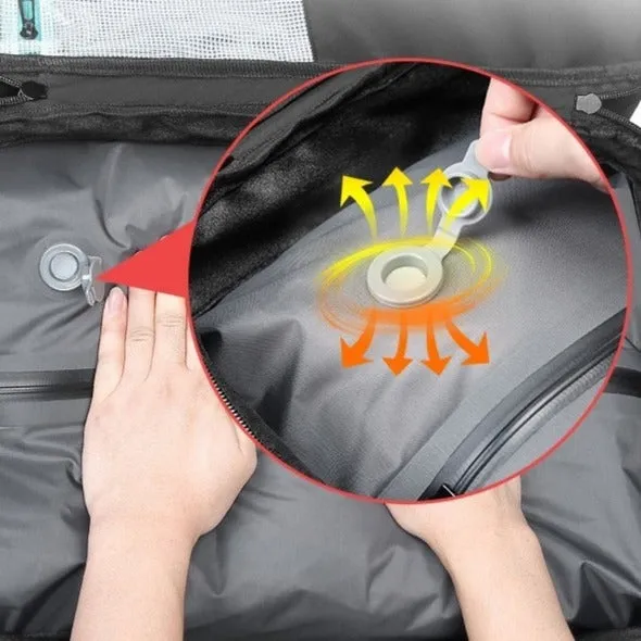 Expandable Vacuum Backpack - Space-Saving & Efficient