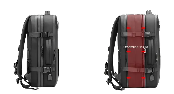 Expandable Vacuum Backpack - Space-Saving & Efficient