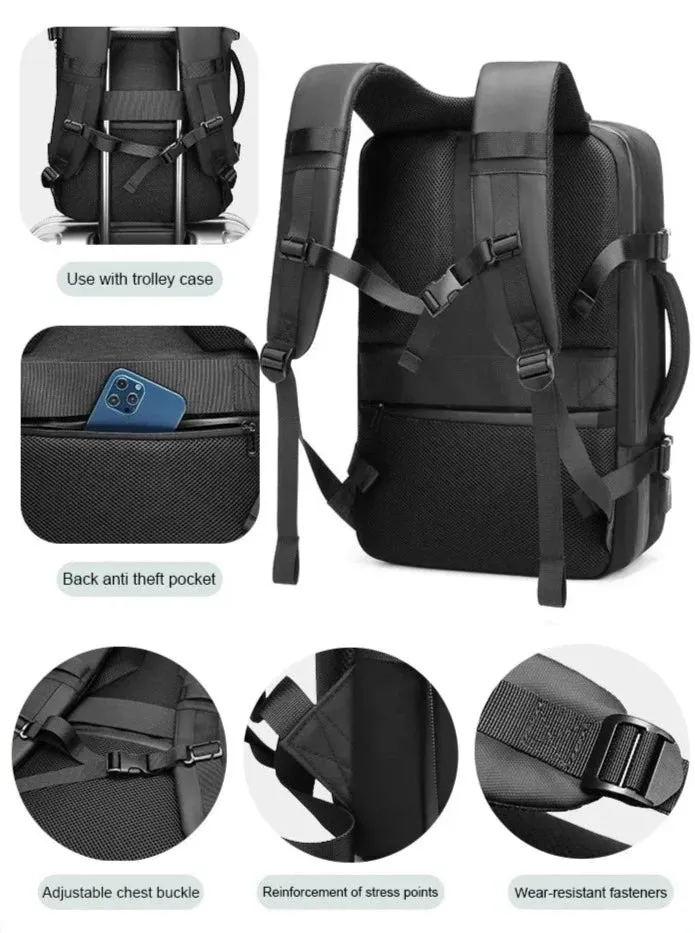 Expandable Vacuum Backpack - Space-Saving & Efficient
