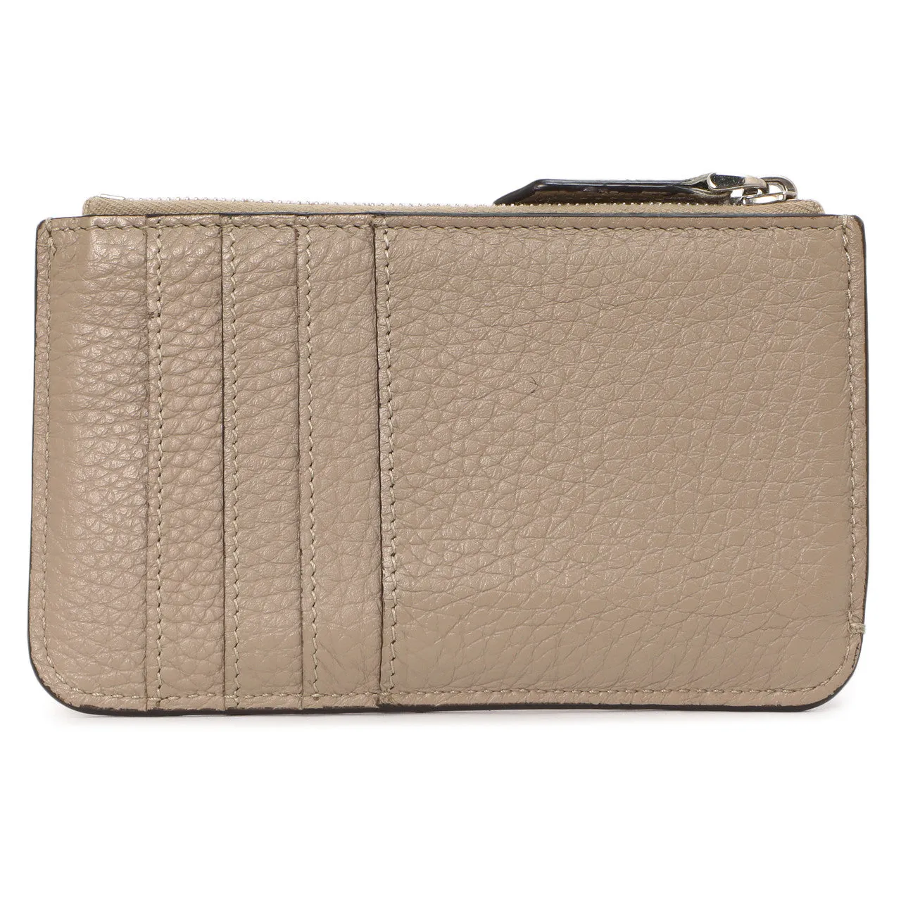 Fendi Tortora Cuoio Romano Vitello Grace Key Case Pouch