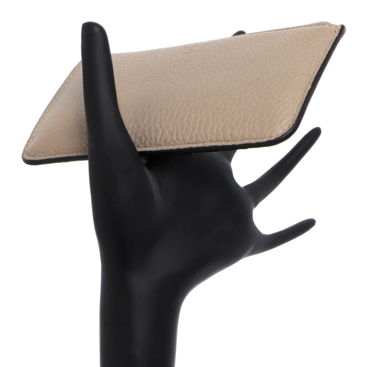 Fendi Tortora Cuoio Romano Vitello Grace Key Case Pouch