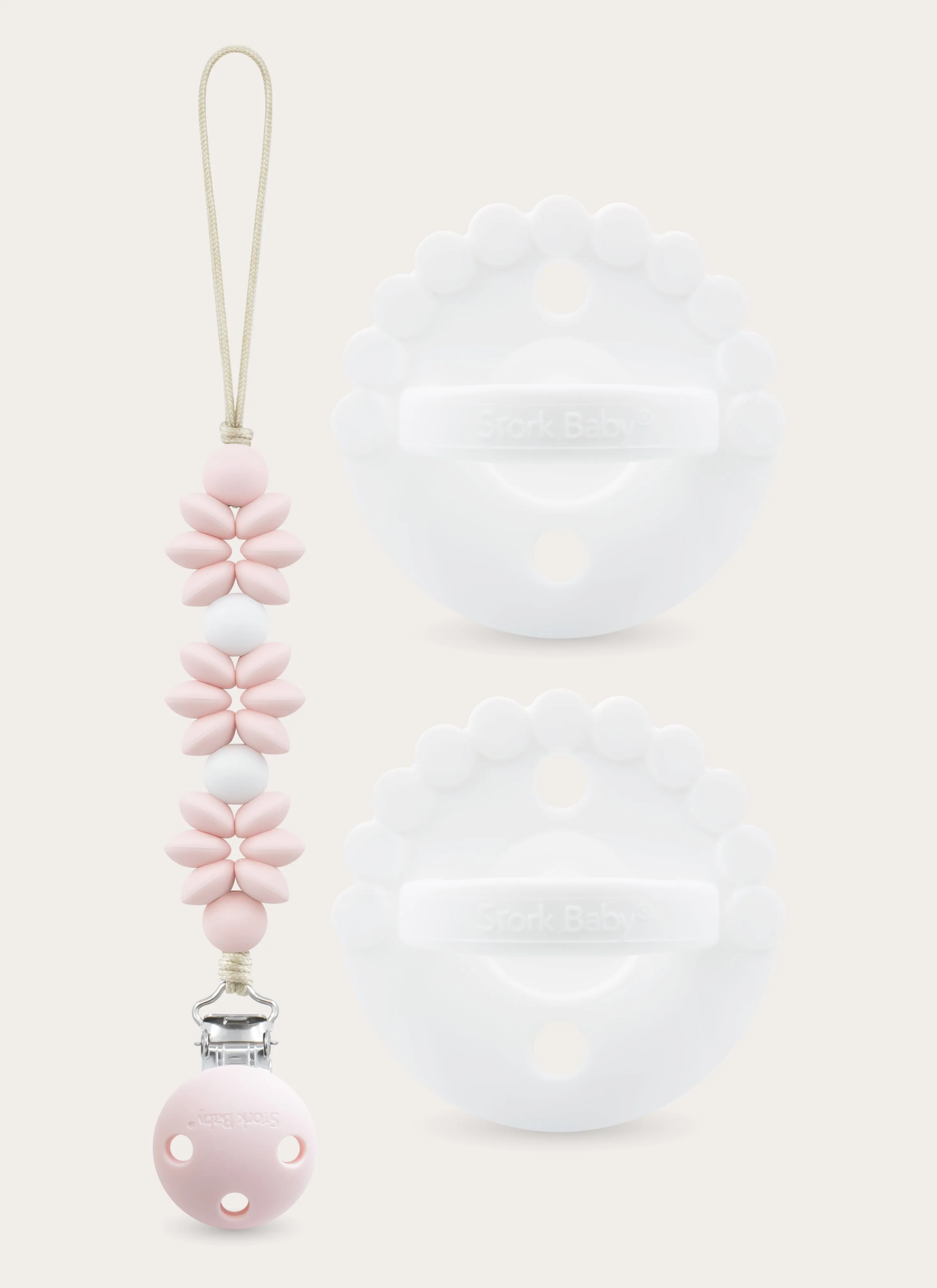 FLORA Bloom Set in Cotton Candy/White