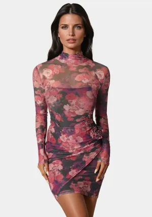 Floral Mesh Bodysuit