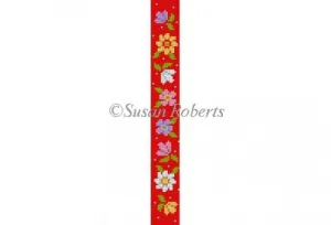 Flowers  Key Fob
