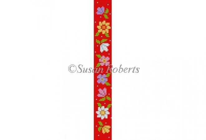 Flowers  Key Fob