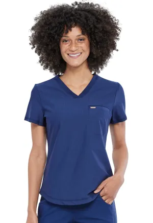 Form CK819 Tuckable V-Neck Top Navy