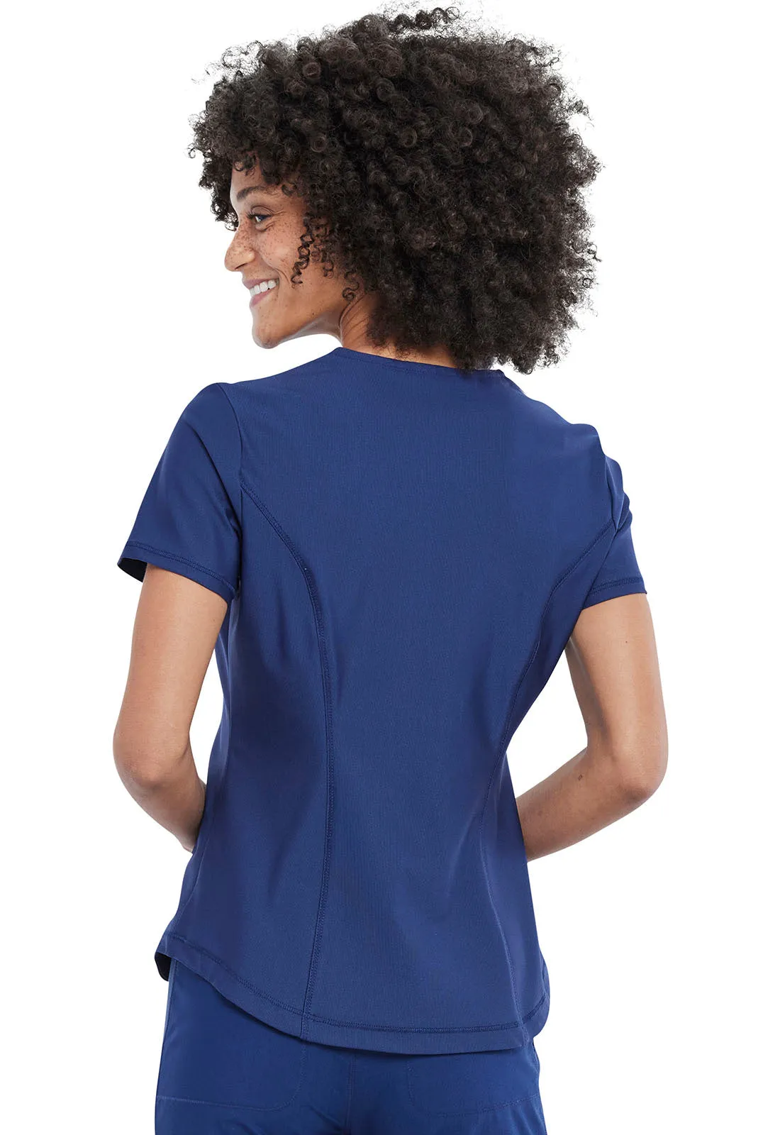 Form CK819 Tuckable V-Neck Top Navy