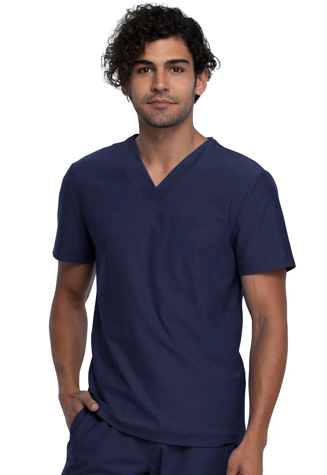 Form CK885 Men's Tuckable V-Neck Top Navy