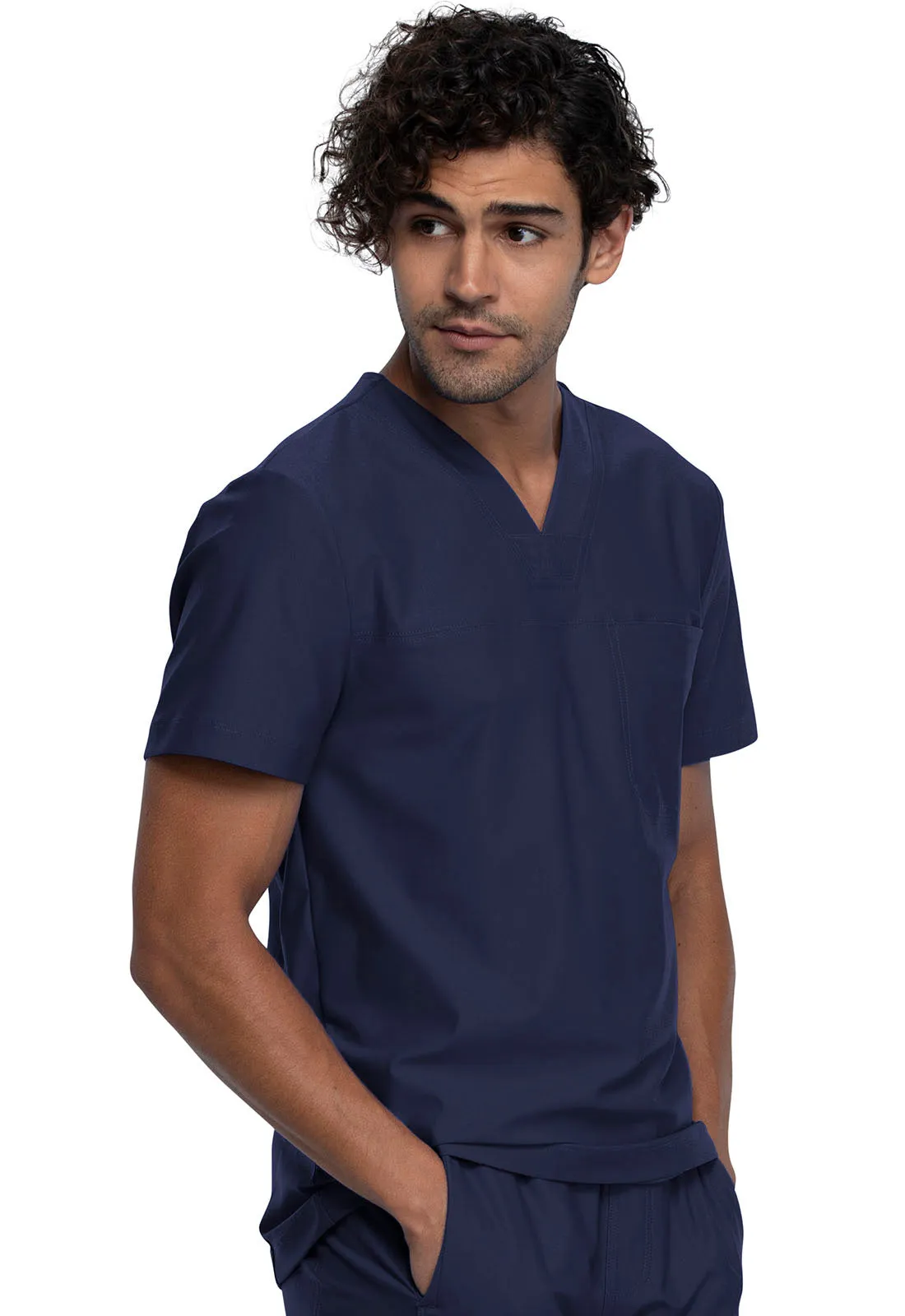 Form CK885 Men's Tuckable V-Neck Top Navy