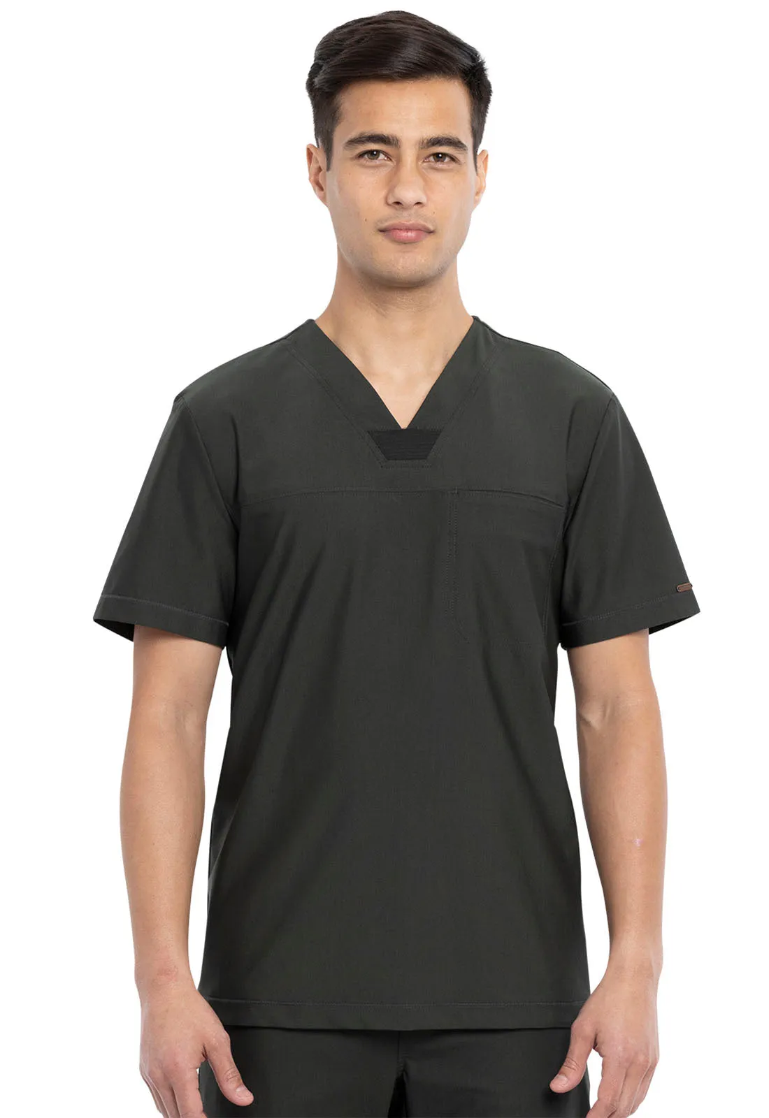 Form CK885 Men's Tuckable V-Neck Top Olive Branch