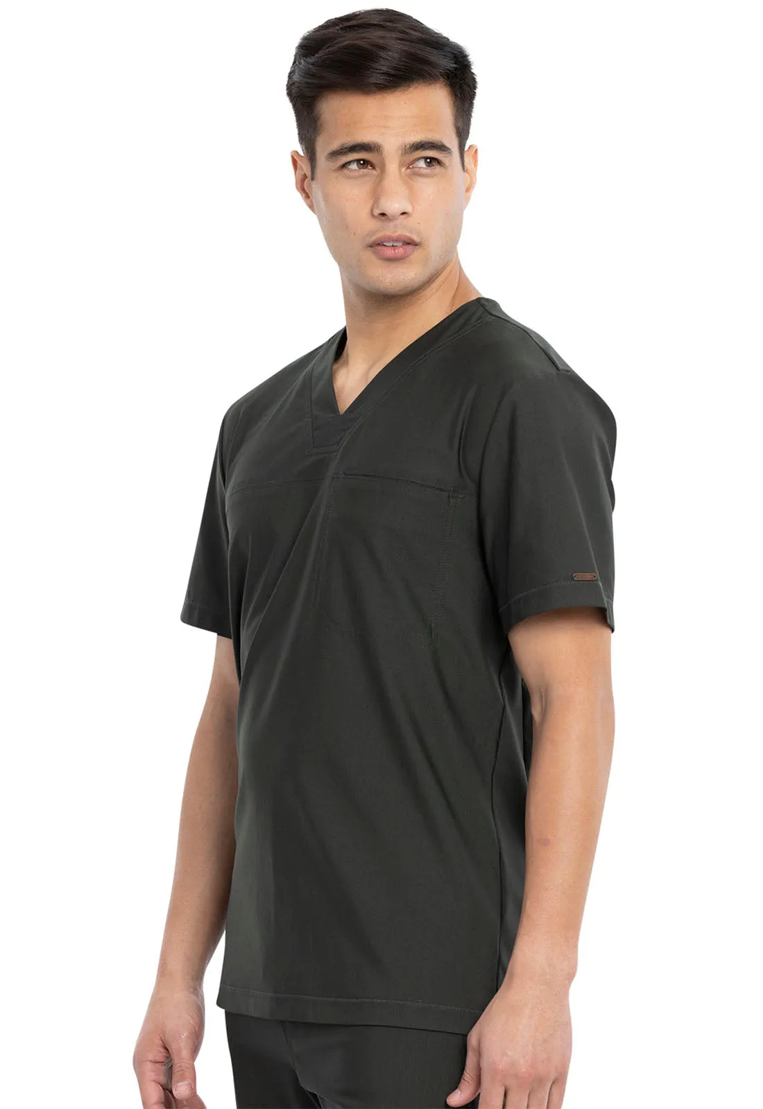 Form CK885 Men's Tuckable V-Neck Top Olive Branch